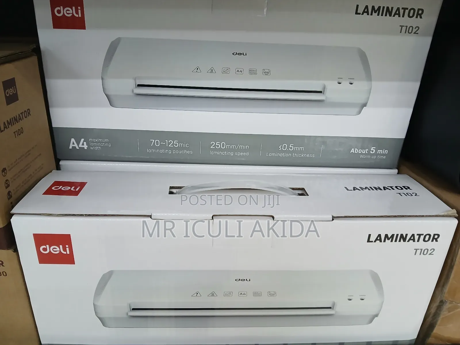 Deli 2roller System Document Heating Laminator Machine
