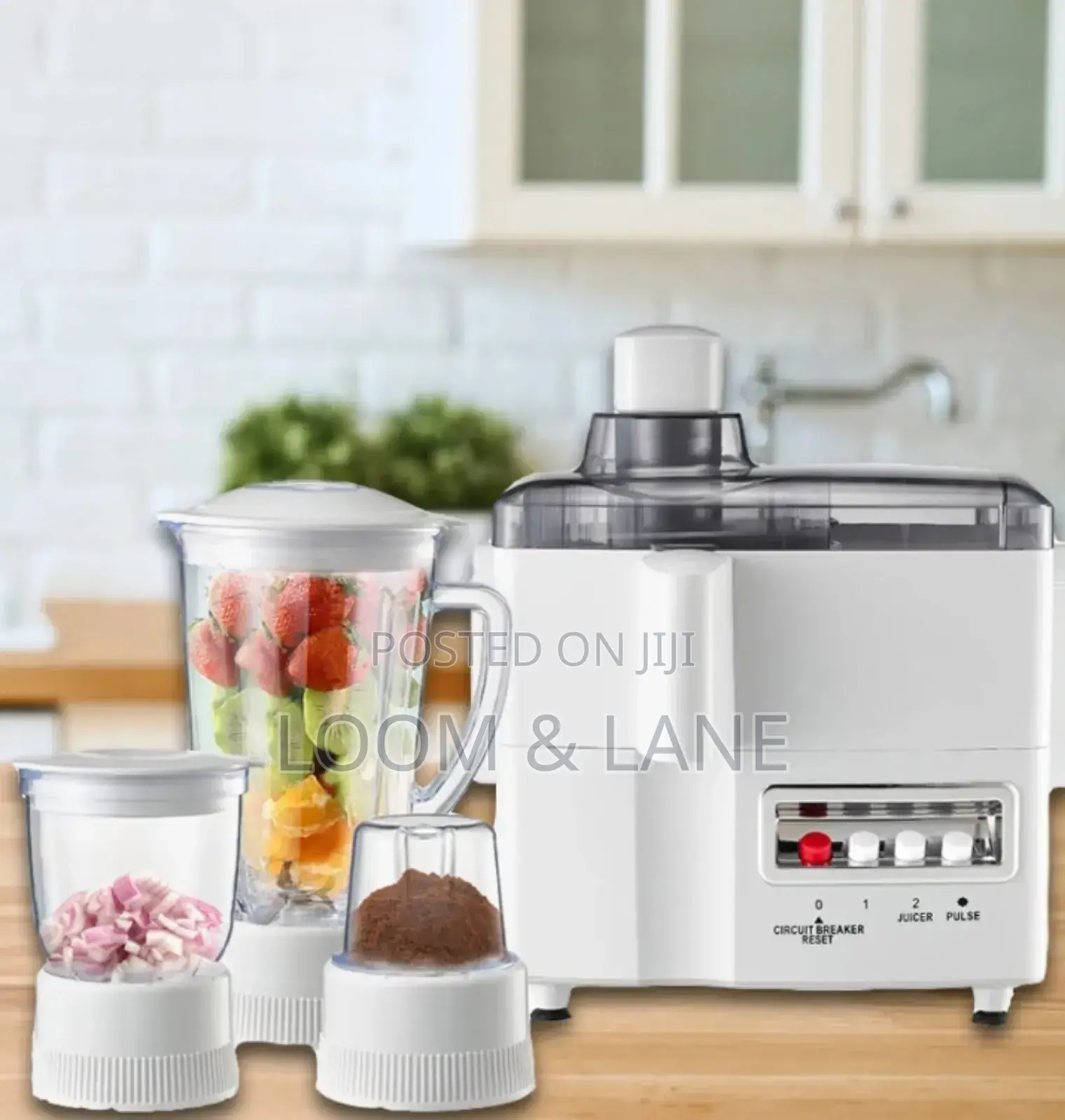 DSP 4 In1 Glass Food Processor,Extractor,Mixer