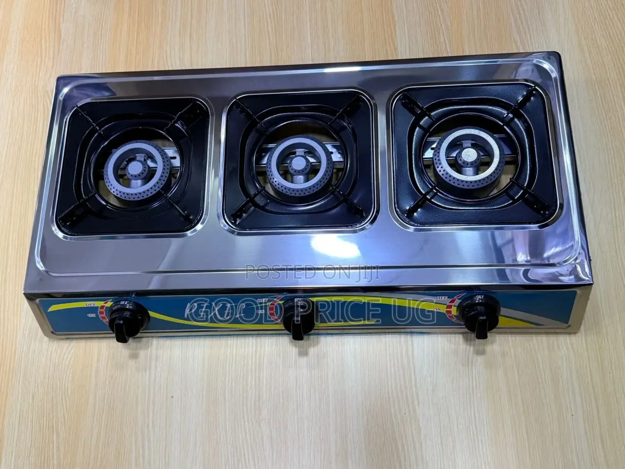 Pixel 3 Burner Stainless Steel Gas Burner