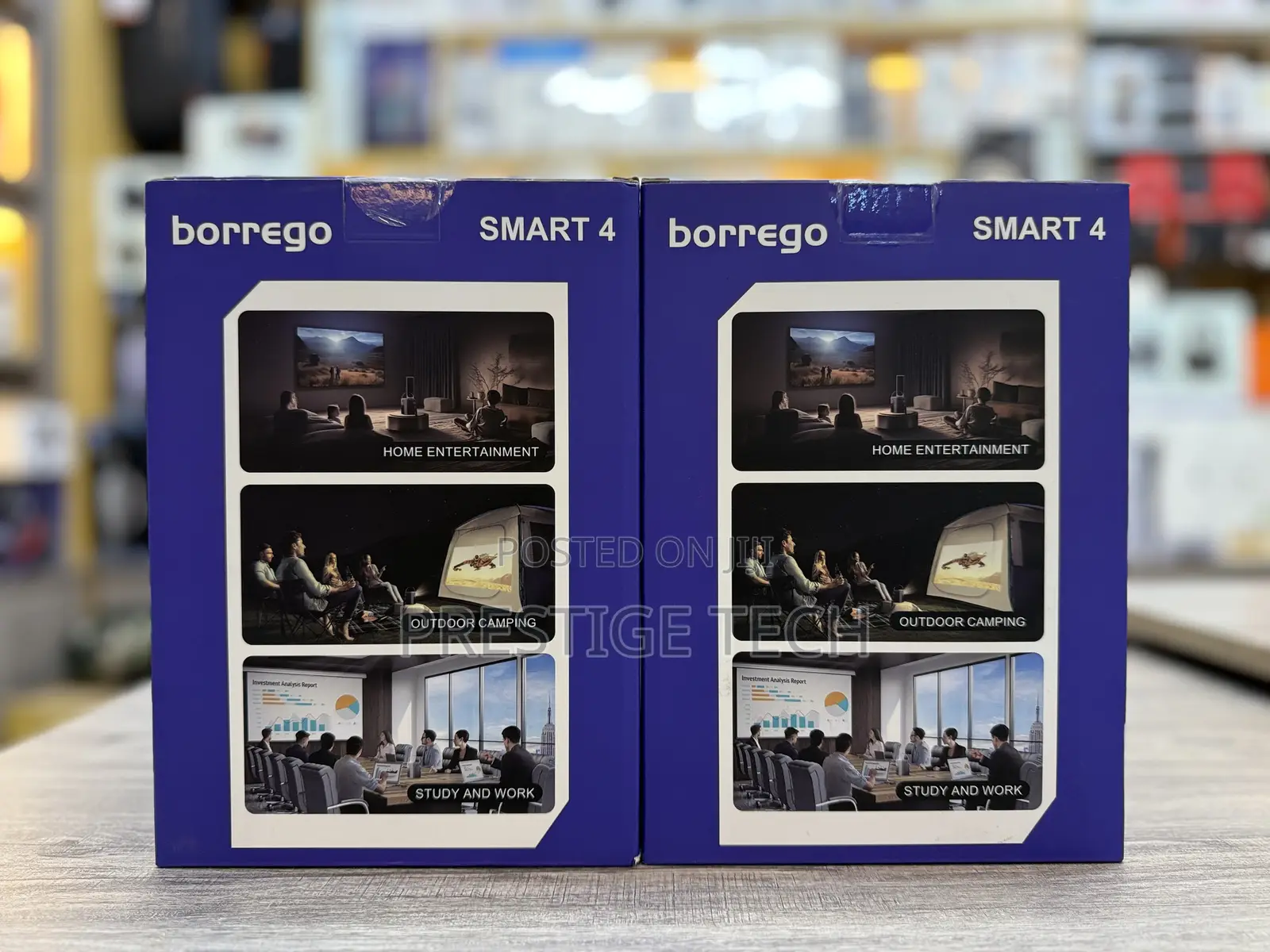 Borrego Smart 4 Smart Android Projector 64gb 4gb Ram