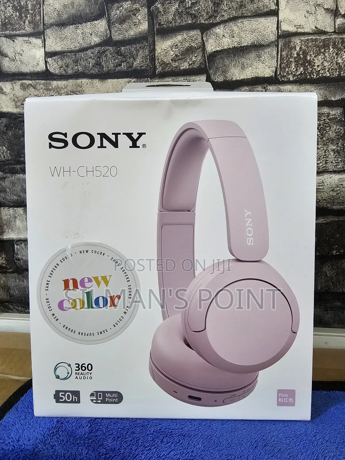 Sony Wh-Ch520 Headphones Pink