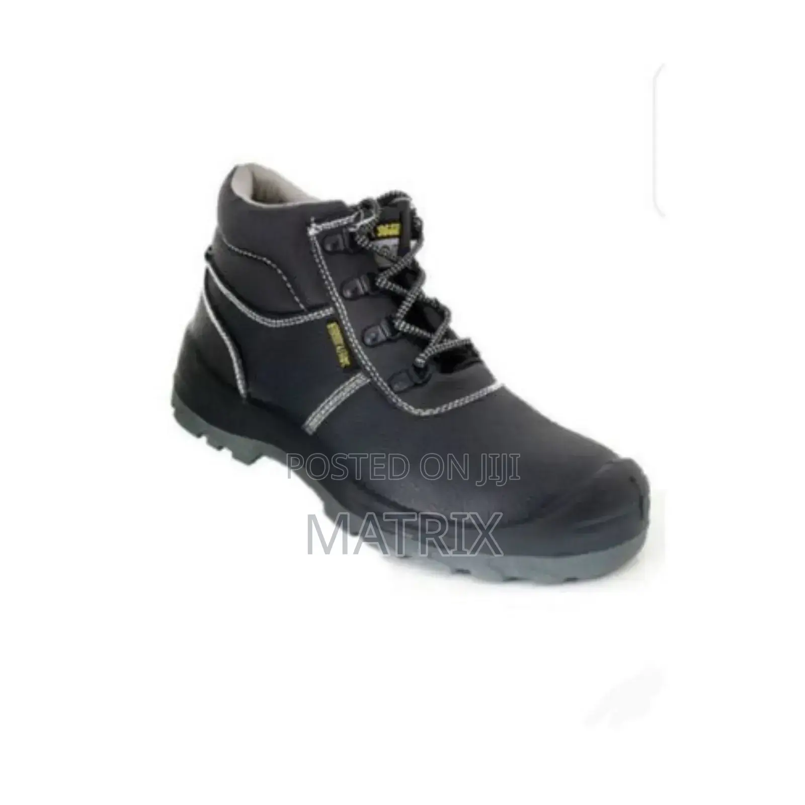 Safety Jogger Boots With Steel Toe Inside - Black