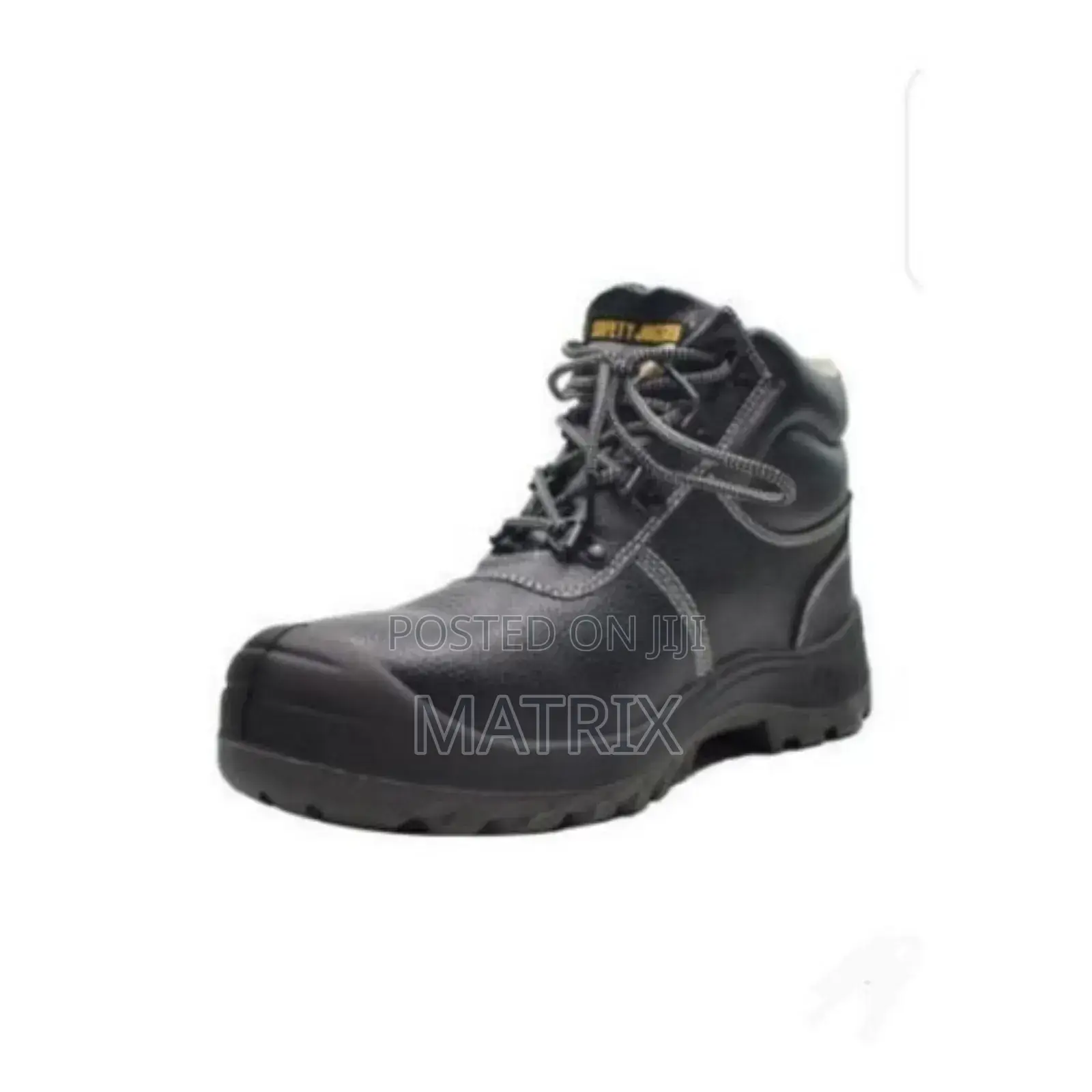 Safety Jogger Boots With Steel Toe Inside - Black