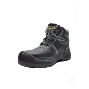 Safety Jogger Boots With Steel Toe Inside - Black
