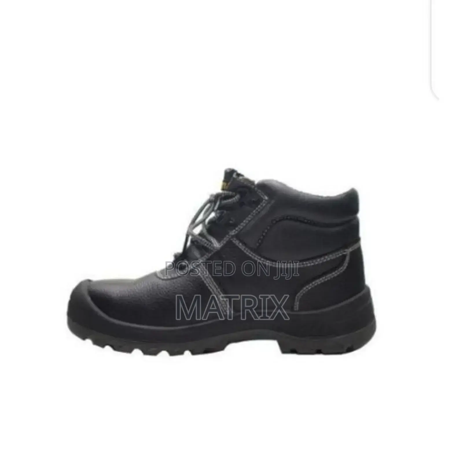 Safety Jogger Boots With Steel Toe Inside - Black