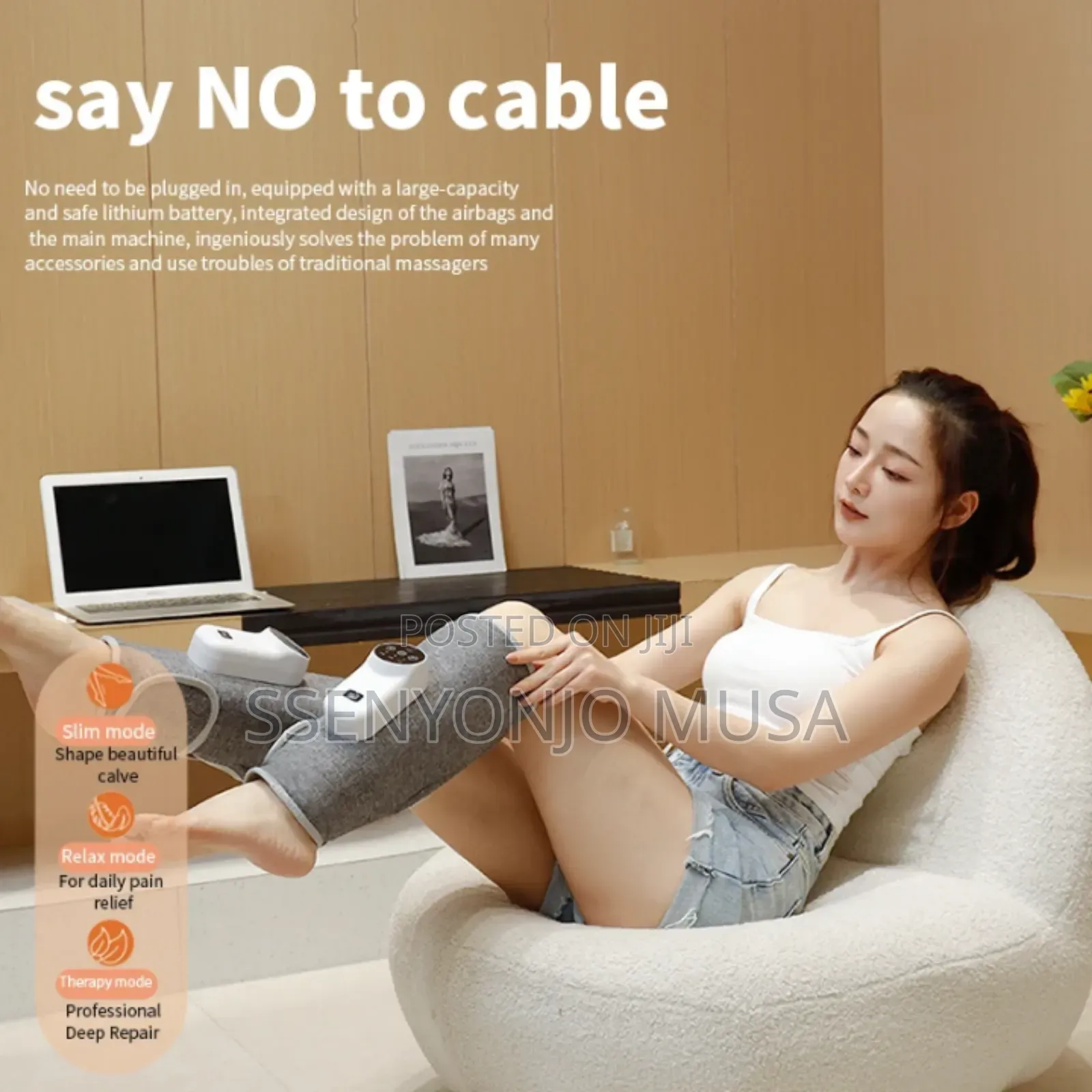 Leg Massager With Air Compression Rechargeable Battery