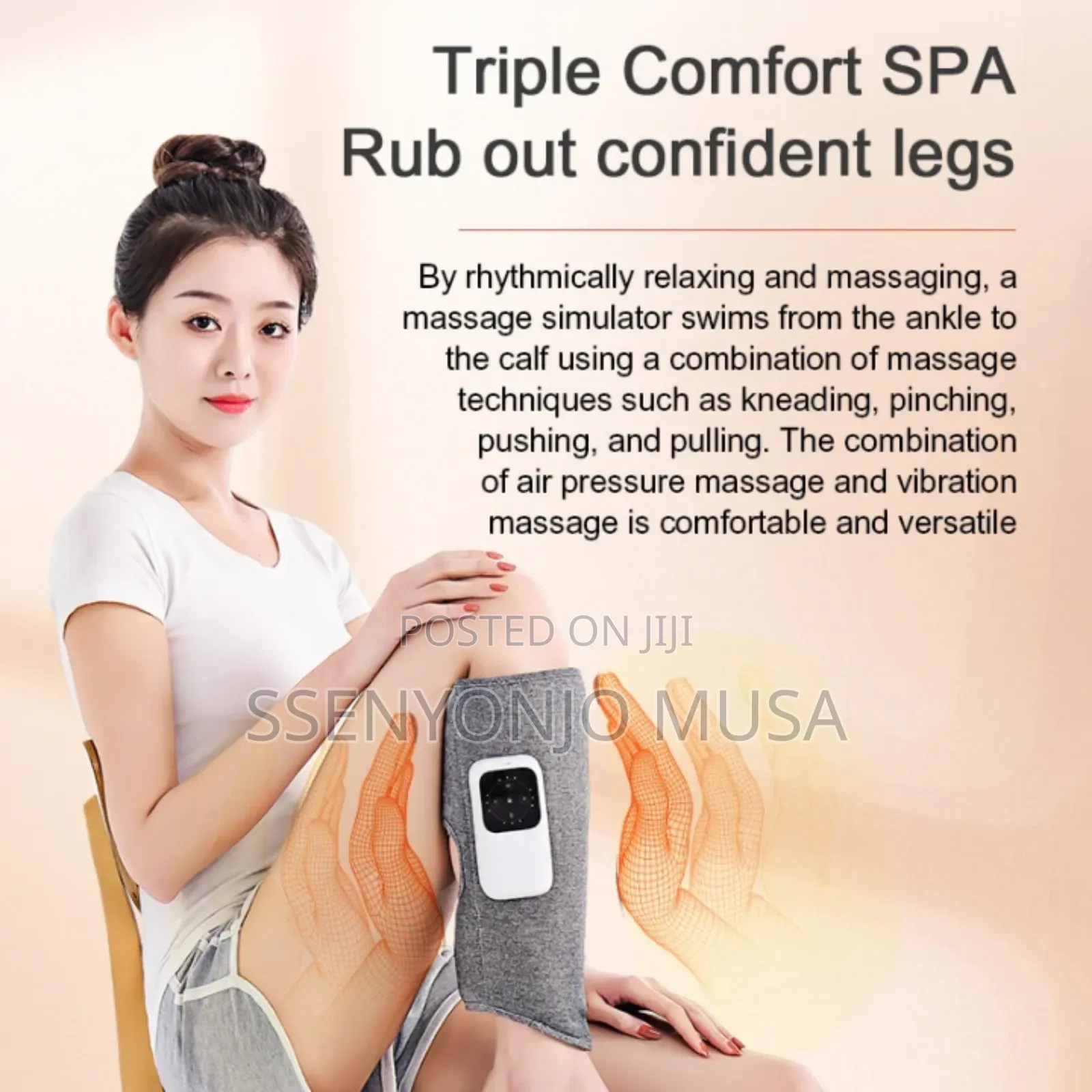 Leg Massager With Air Compression Rechargeable Battery