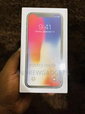 New Apple iPhone X 256 GB Black