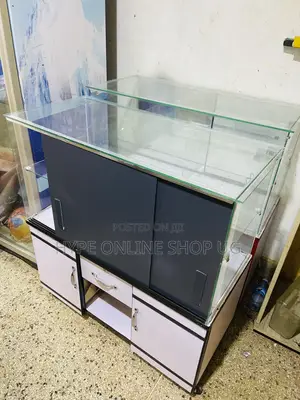 Black Designers 3fts Glass Counter Table Ug