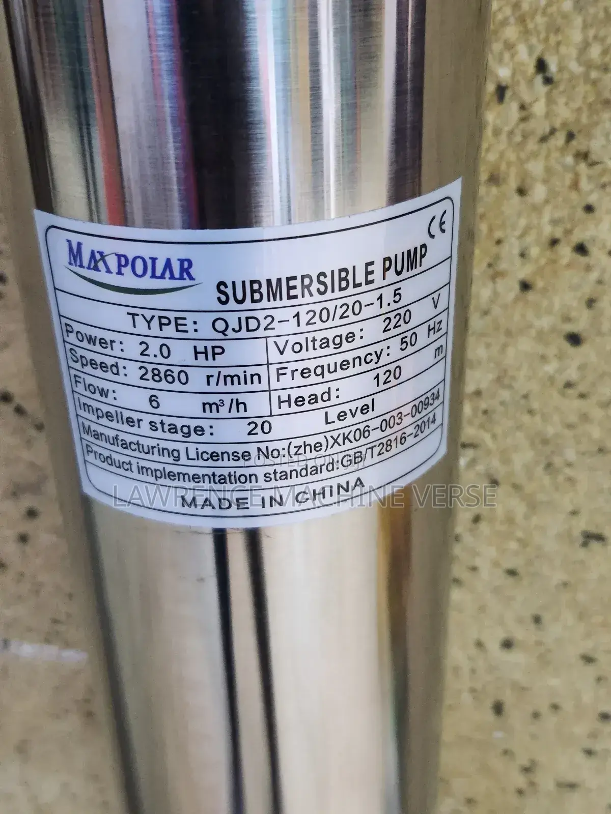 Water Pump 120m Submersible