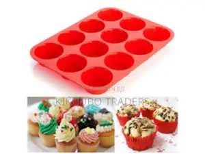 12 Cups Silicone Muffin Cupcake Pans Silicone Muffin Trays