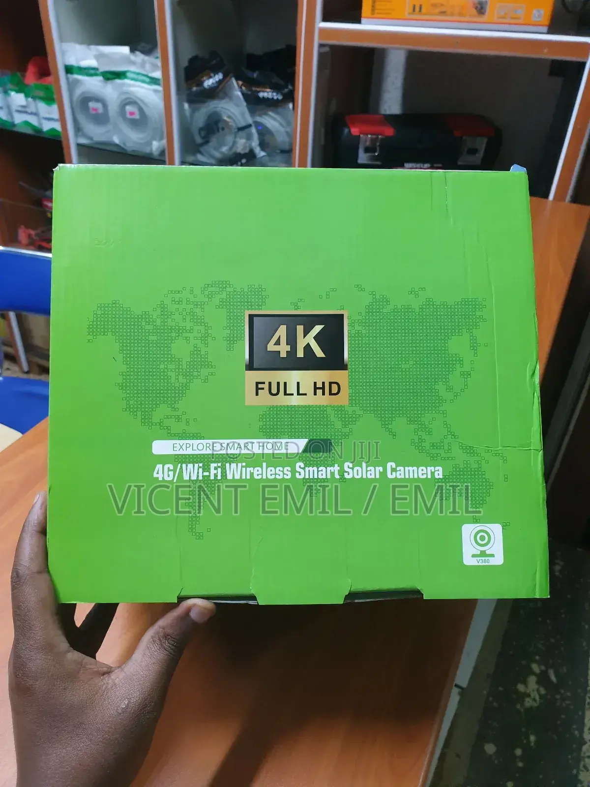 Wireless Smart Solar Camera 4g V380