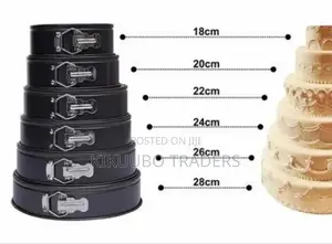 6pcs Round Shape Non-Stick Baking Pans
