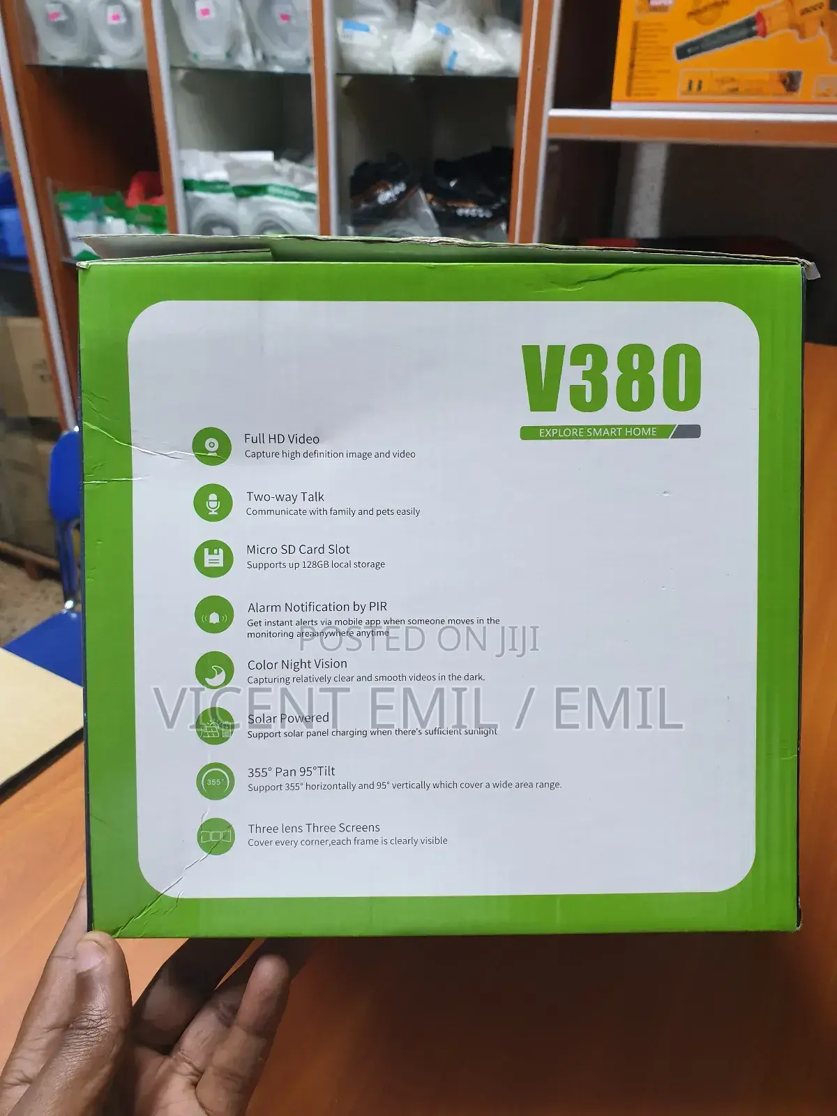 Wireless Smart Solar Camera 4g V380