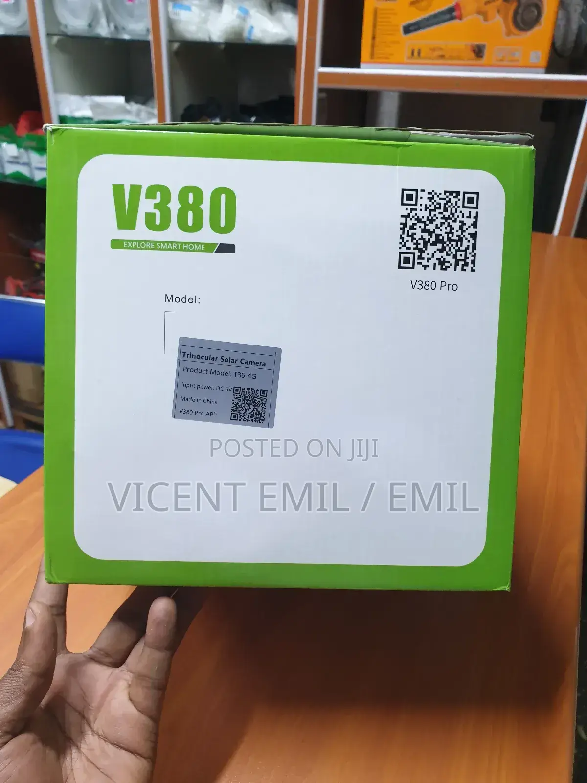 Wireless Smart Solar Camera 4g V380