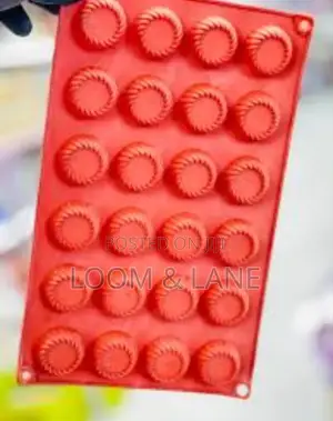 Silicone Round Swirl Tray Chocolate Fondant Mould