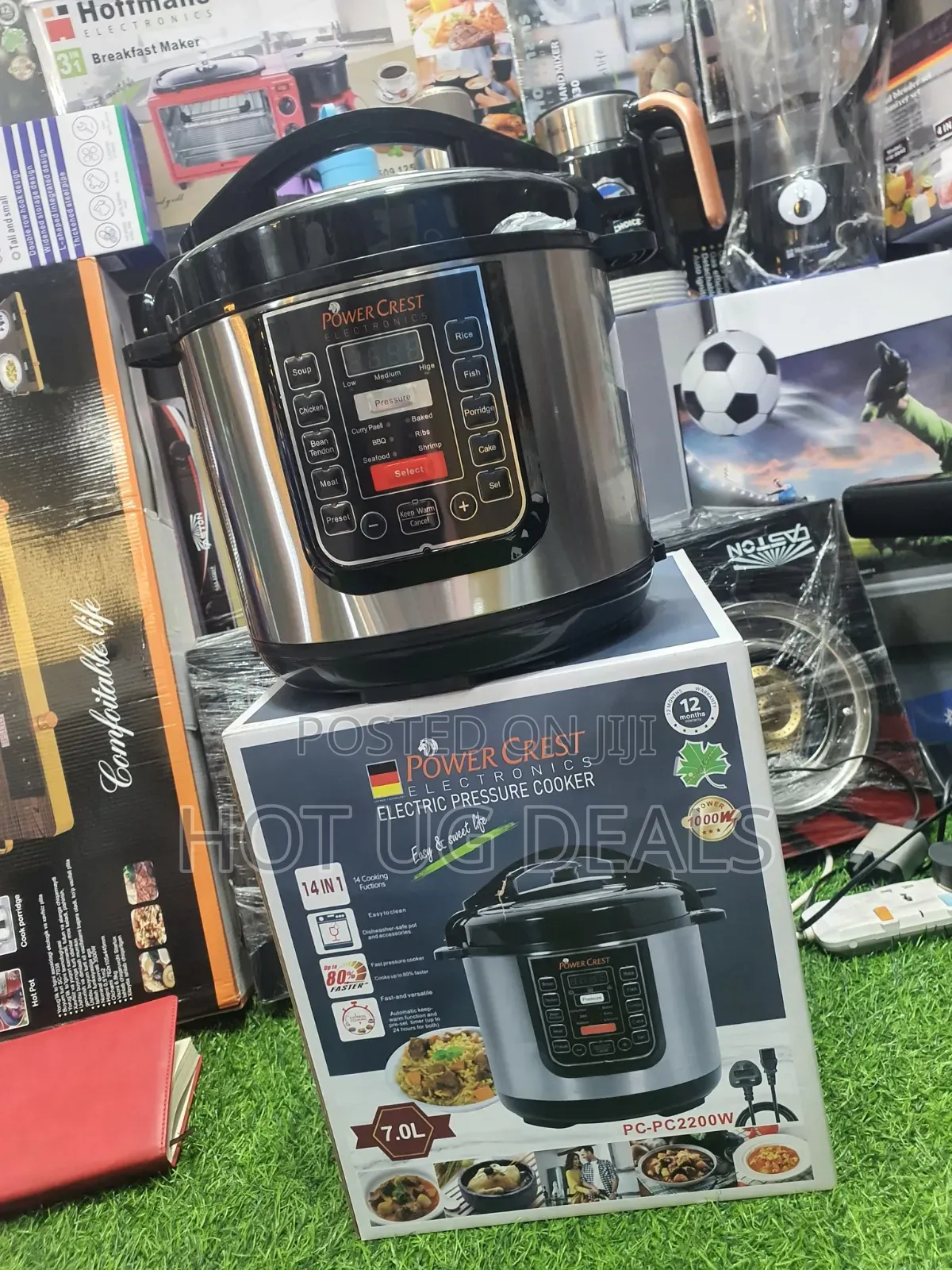 7l Power Crest Multi Cooker Electric Pressure Cooker,