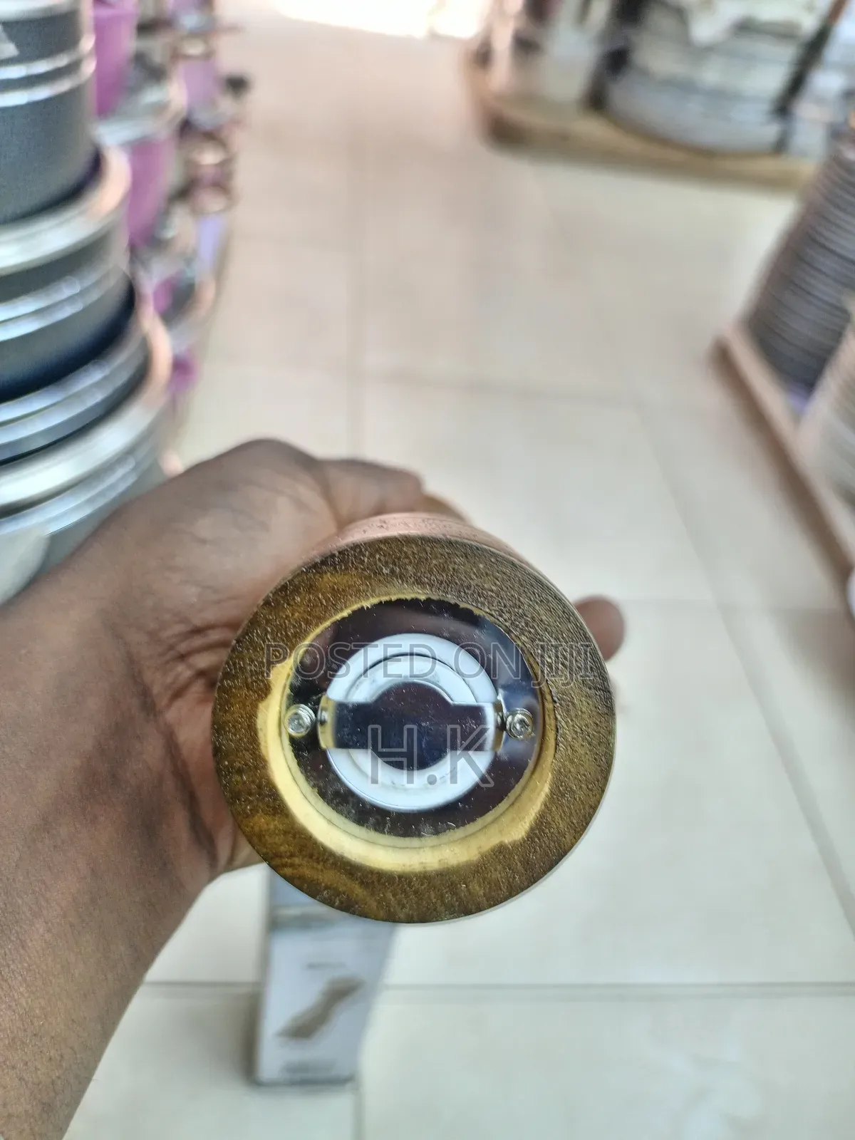 Wood Pepper Grinder Set