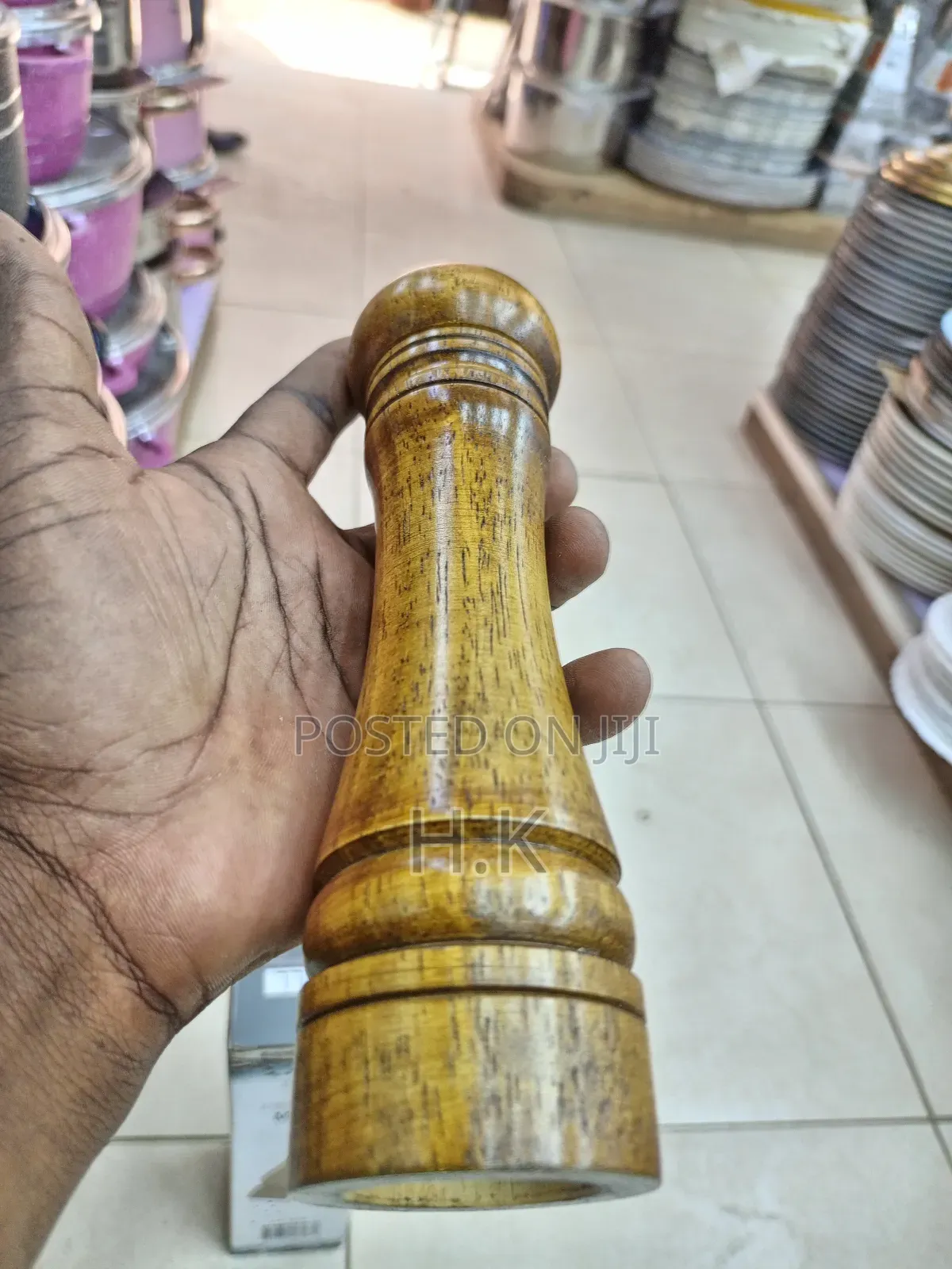 Wood Pepper Grinder Set