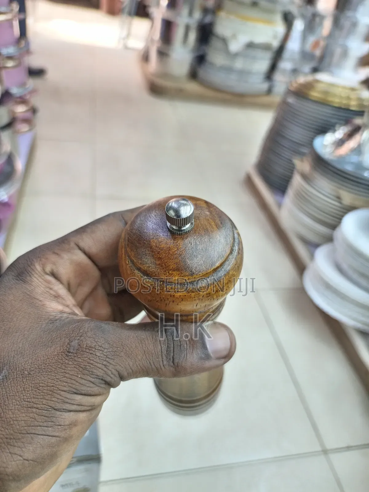 Wood Pepper Grinder Set