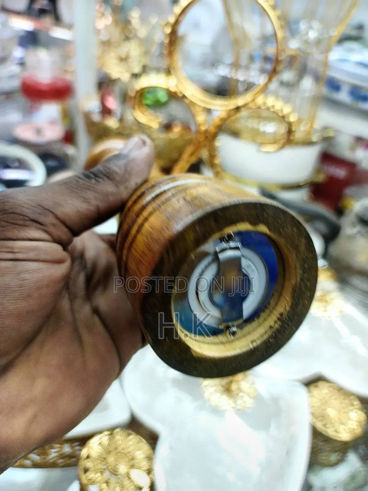 Wood Pepper Grinder Set