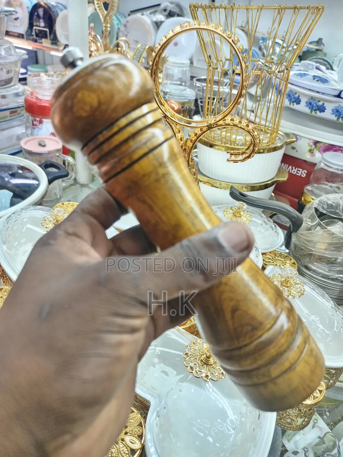 Wood Pepper Grinder Set