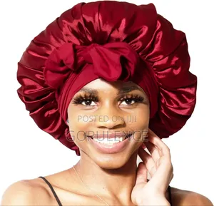 Satin Strap Hair Bonnets
