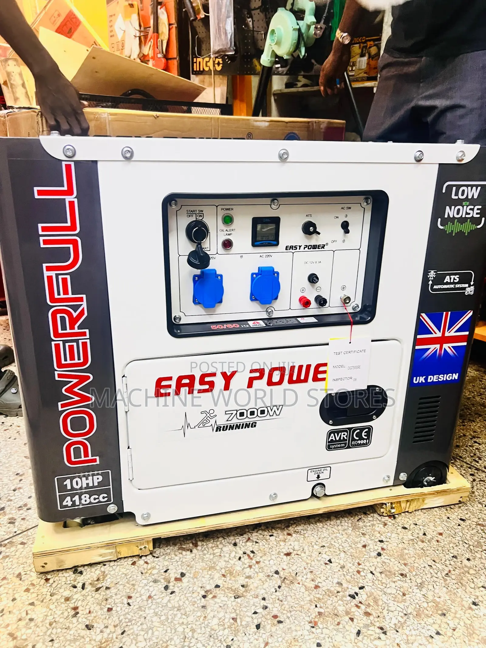 7000w Key Start Diesel Generator