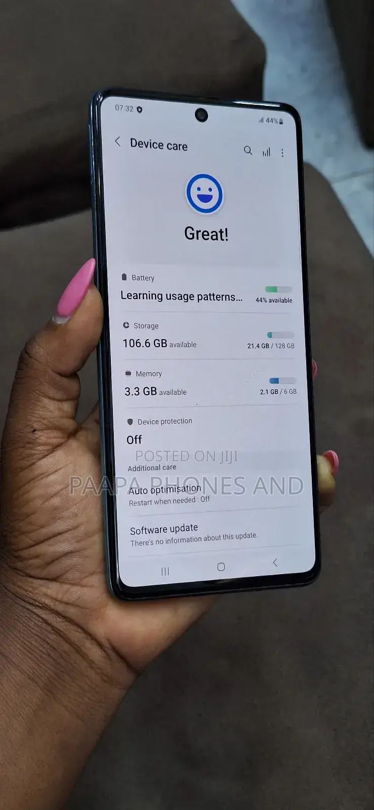 Samsung Galaxy A71 128 GB Blue