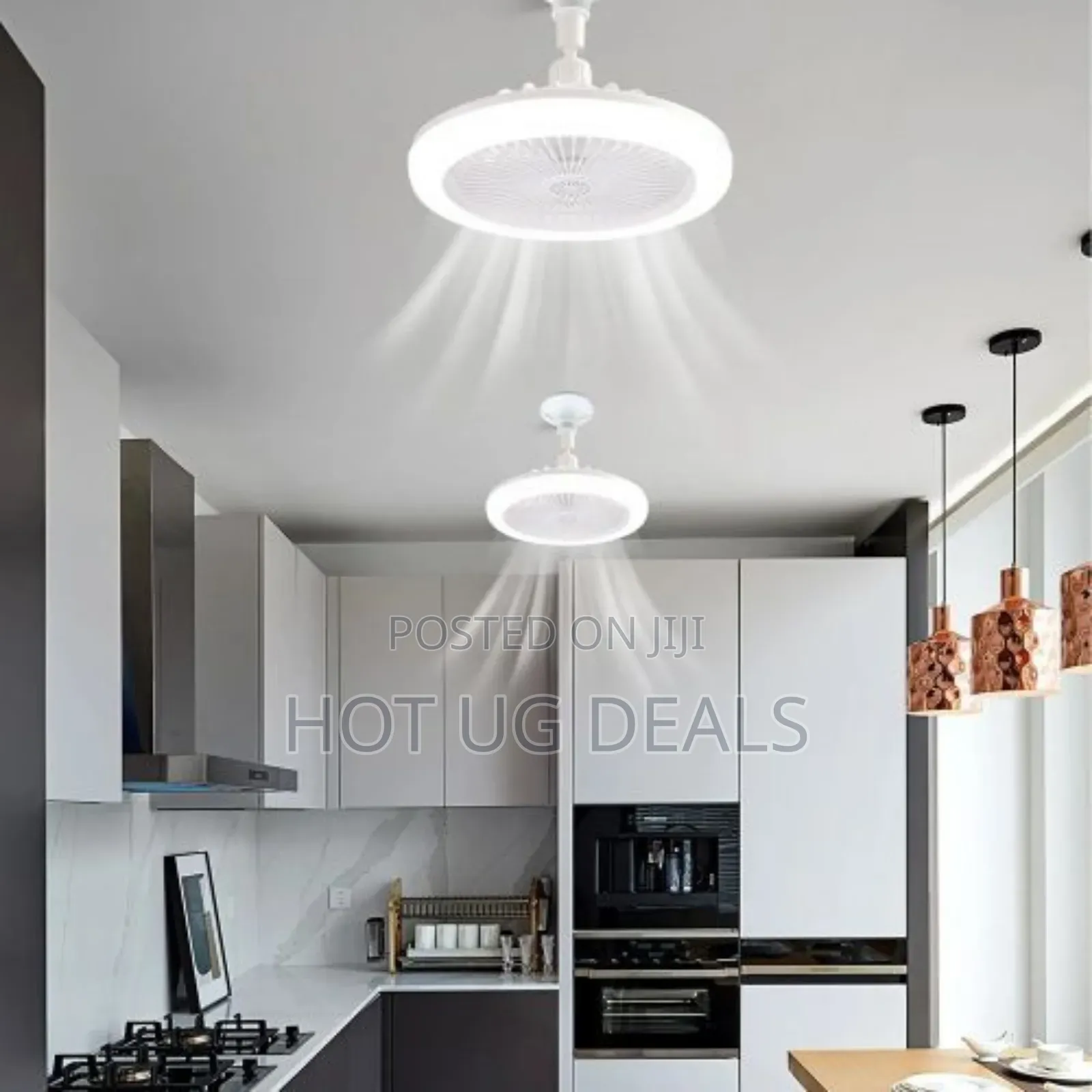 3 In 1 Smart Ceiling Fan With Remote Control And 3 Speeds