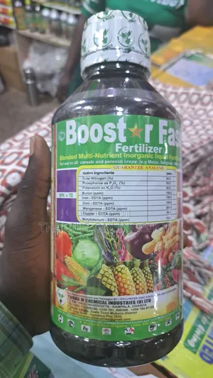 Booster Fast Fertilizers Produce Crops With High Yields