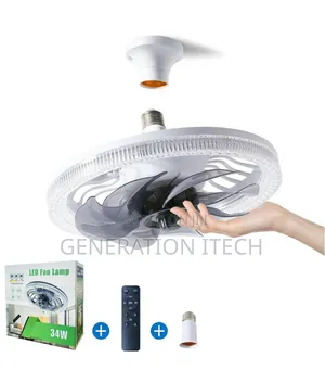 Ceiling Fans With Lights, 12inch Circle
With Remote Control