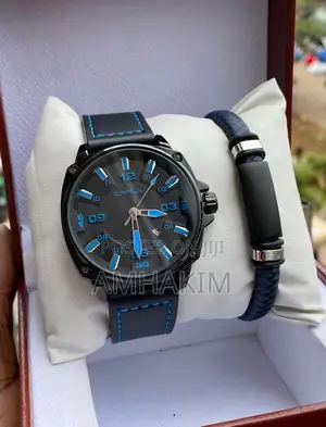 Classic Men Crrju Leather Strap Watch in Stock