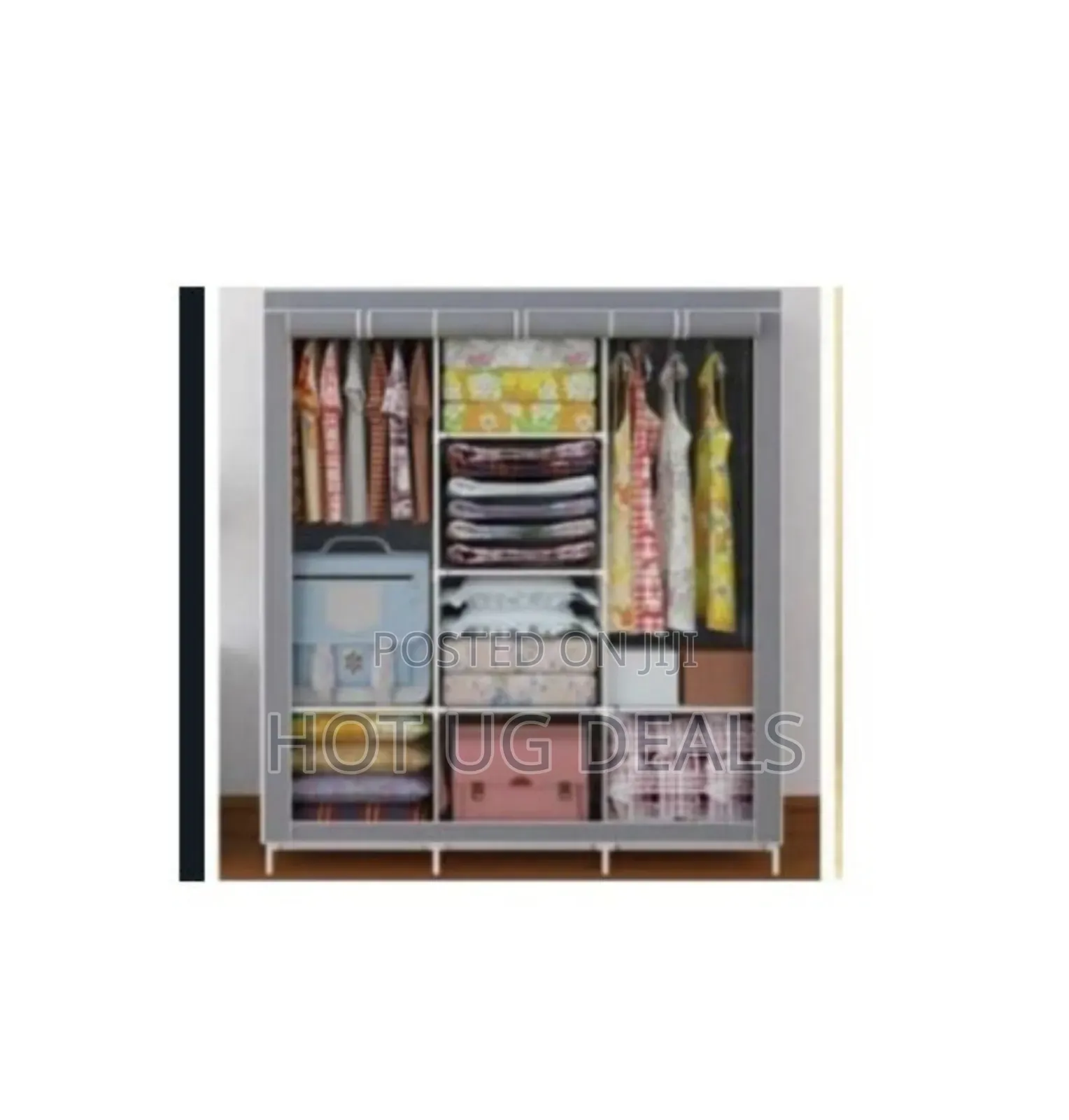 Wooden Frame Wardrobe. Colour May Vary