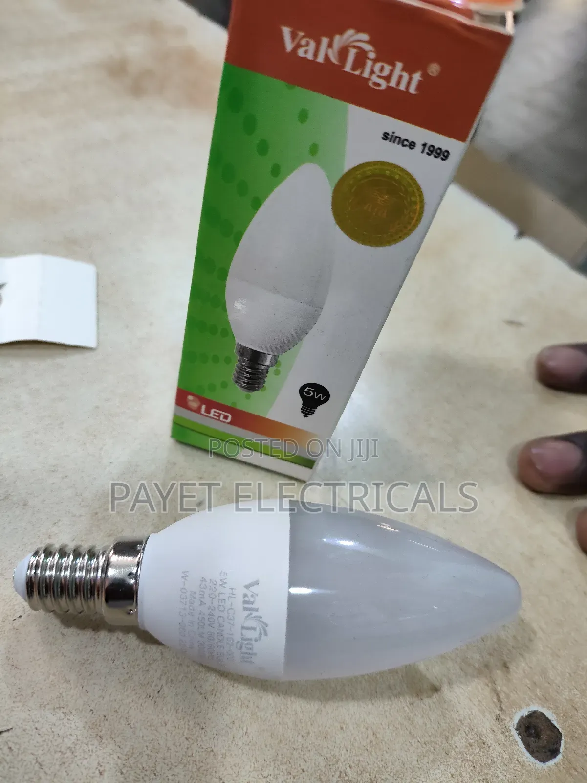 Small Base Candle Bulb for 5watts