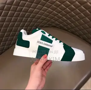 Classic White,Green Dolce Gabbana Low Sneakers in Stock