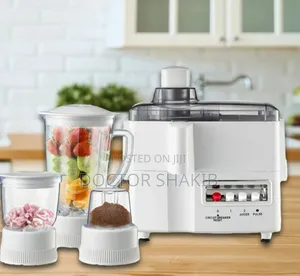 New DSP 4in1 Glass Food Processor, Extractor, Mixer,Blender