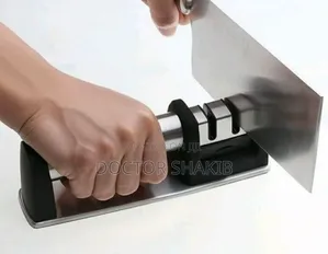 New 2 Stage Diamond Coated Wheel Knife Sharpener