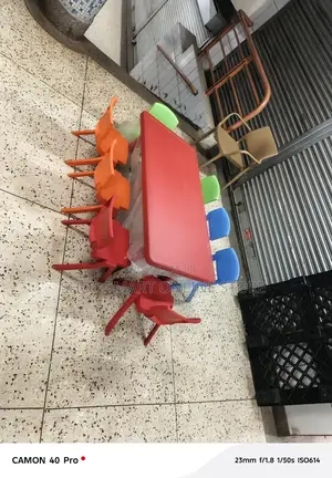 8 Kids Chairs Plastic and Table Set Brand New