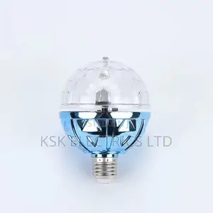 Colorful Automatic Rotating Magic Ball Light Bulb Suitable