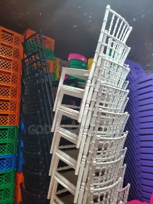 Black and White Vip Plastic Chairs