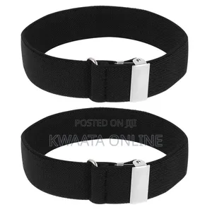 Men Women Elastic Armband Shirt Sleeve Holder Non-Slip- 2pc