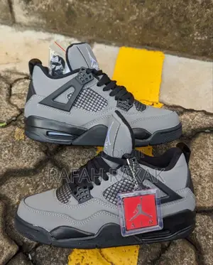 Original Grey Air Jordan 4 Retro X Cactus Jack Sneakers