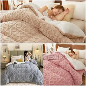 4pcs Fleece Duvet Set