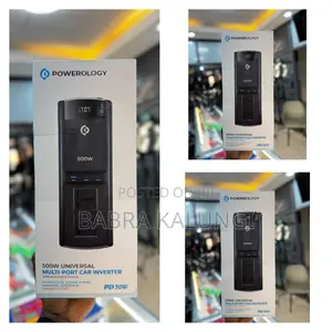 Powerology 500w Universal Multi-Port Car Inverter