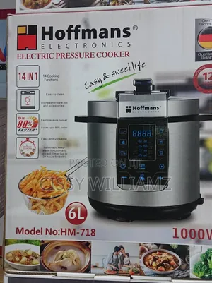 Hoffman 6l Electric Pressure Cooker With Steamer