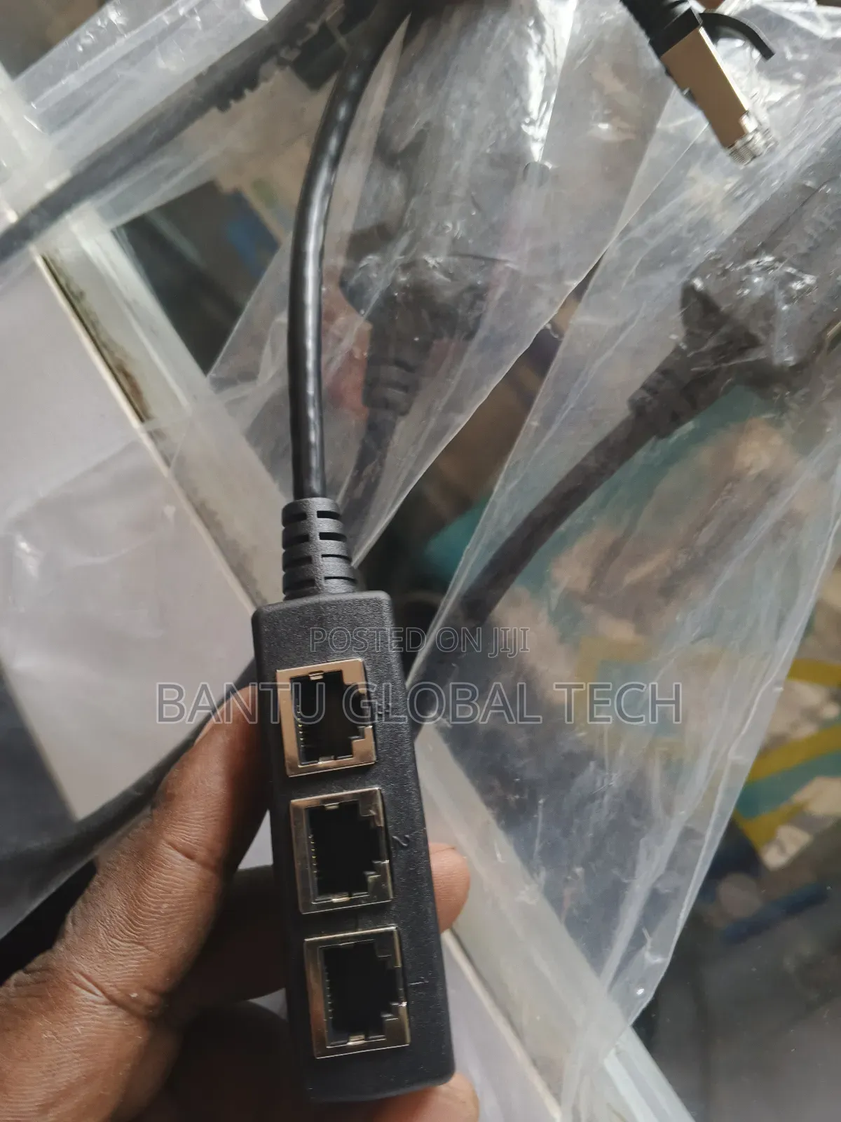3 Way Ethernet Network Cable Splitter
