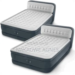 Intex Dura-Beam Deluxe Ultra Plush Headboard Air Mattress.