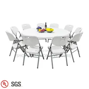 Furniture Dining Plastic Table and Chairs Foldable