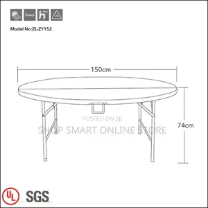 Furniture Dining Plastic Table and Chairs Foldable